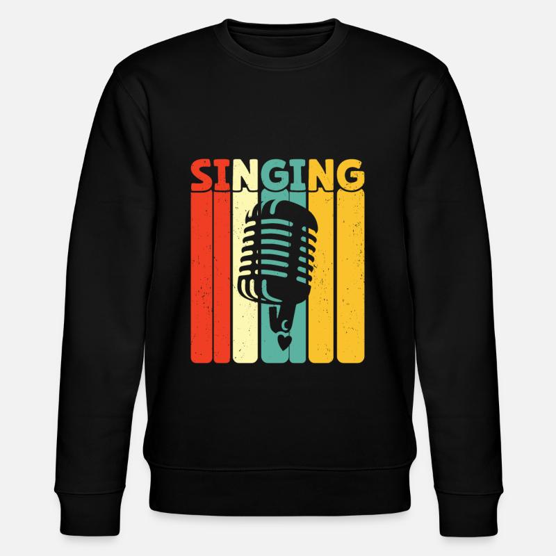 Singen - Stanley/Stella Unisex Bio-Sweatshirt CHANGER  - Schwarz