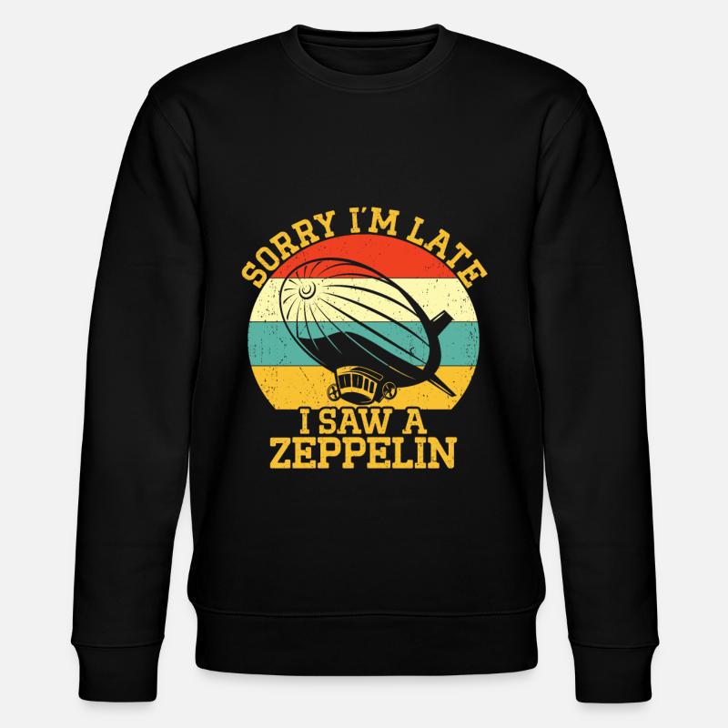 Zeppelin - Stanley/Stella Unisex Bio-Sweatshirt CHANGER  - Schwarz