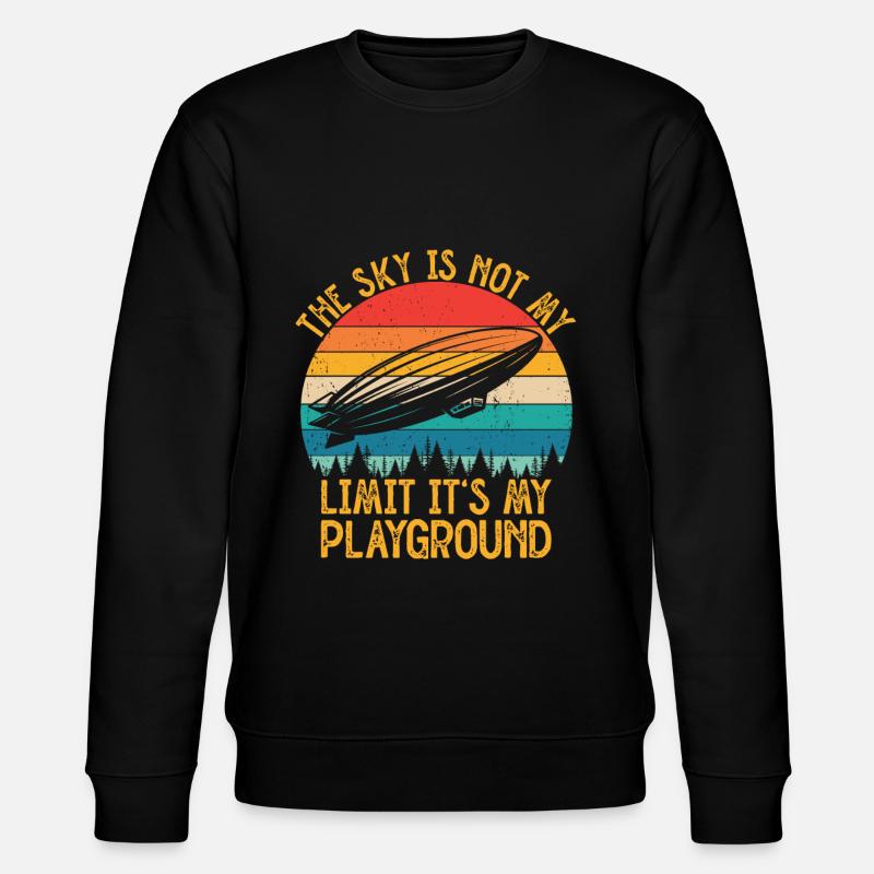 Zeppelin - Stanley/Stella Unisex Bio-Sweatshirt CHANGER  - Schwarz