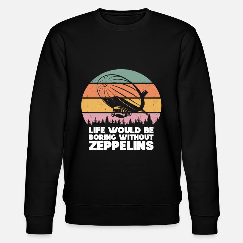 Zeppelin - Sweat bio CHANGER Stanley/Stella Unisexe - noir