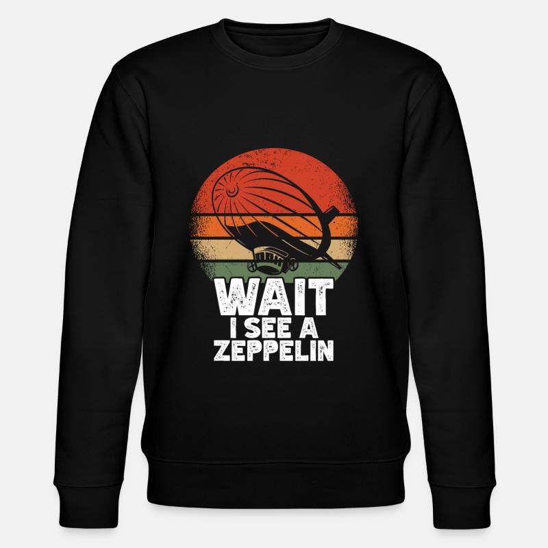 Zeppelin - Stanley/Stella Unisex Bio-Sweatshirt CHANGER  - Schwarz