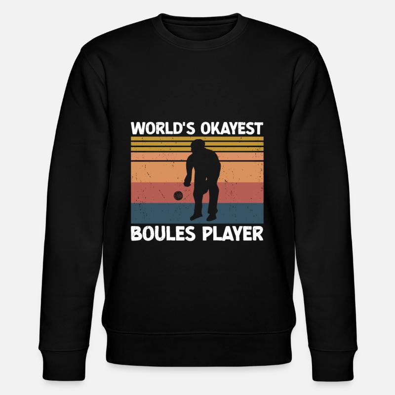 Bocce - Stanley/Stella CHANGER Unisex Organic Sweatshirt - black