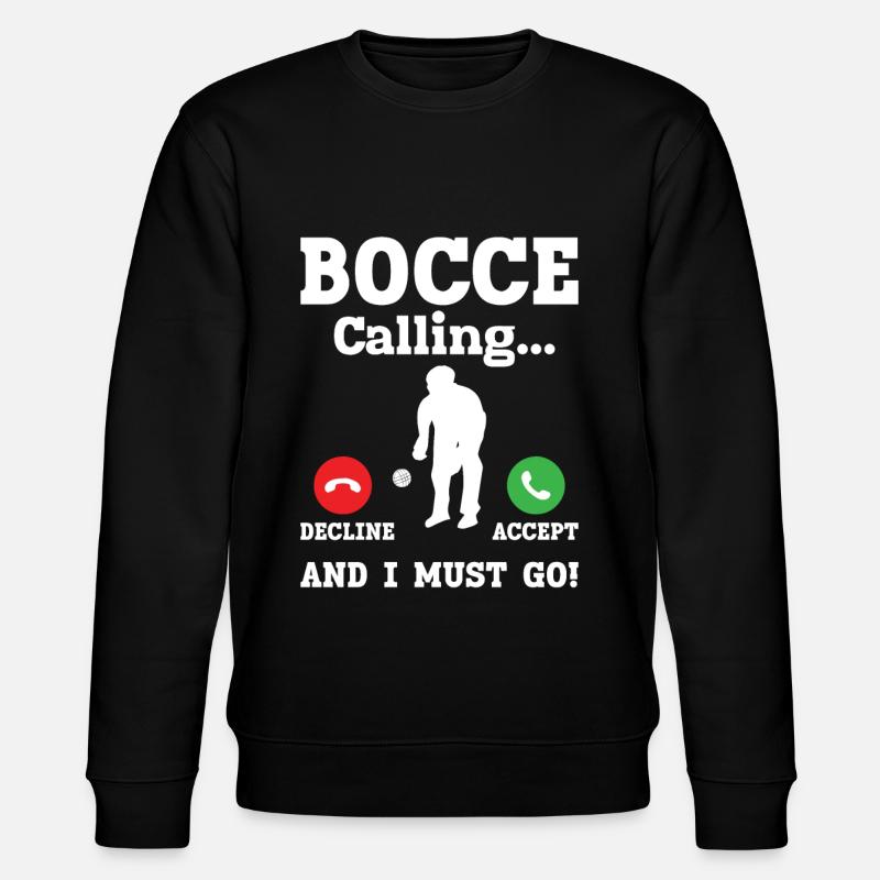 Bocce - Stanley/Stella CHANGER Unisex Organic Sweatshirt - black