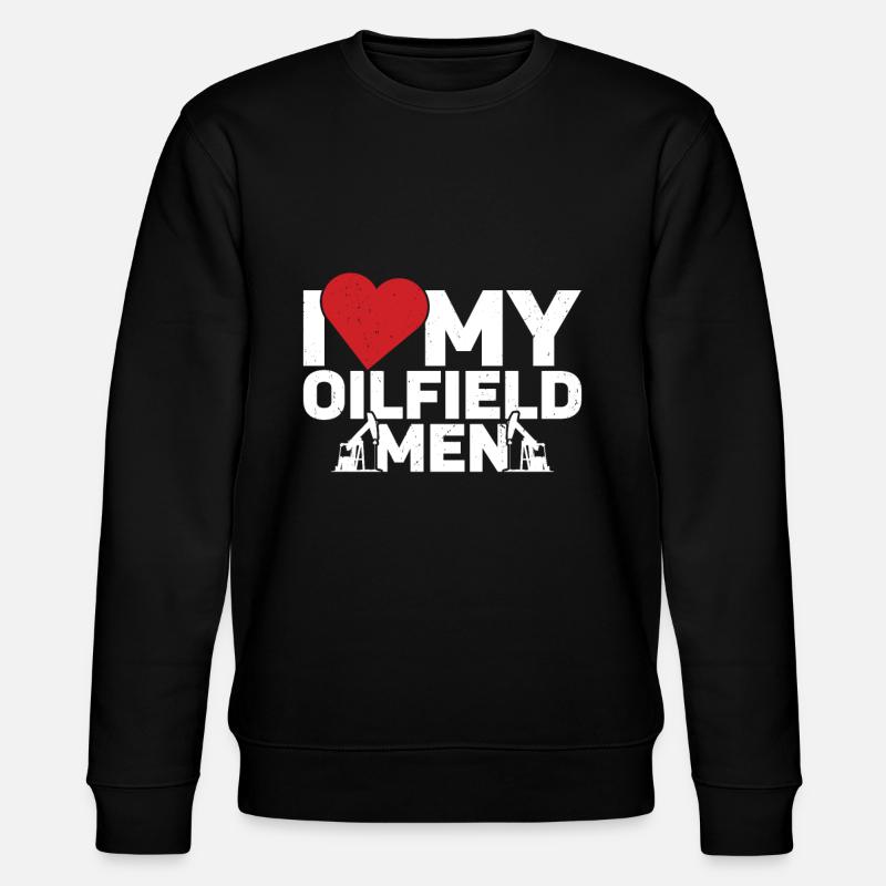Ölfeld - Stanley/Stella Unisex Bio-Sweatshirt CHANGER  - Schwarz