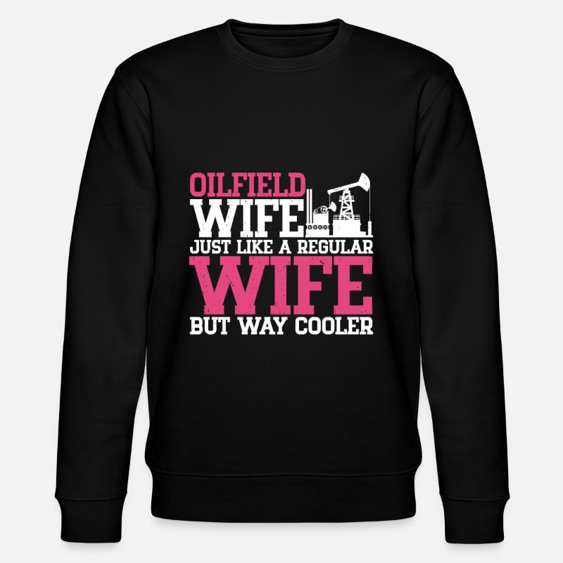 Ölfeld - Stanley/Stella Unisex Bio-Sweatshirt CHANGER  - Schwarz
