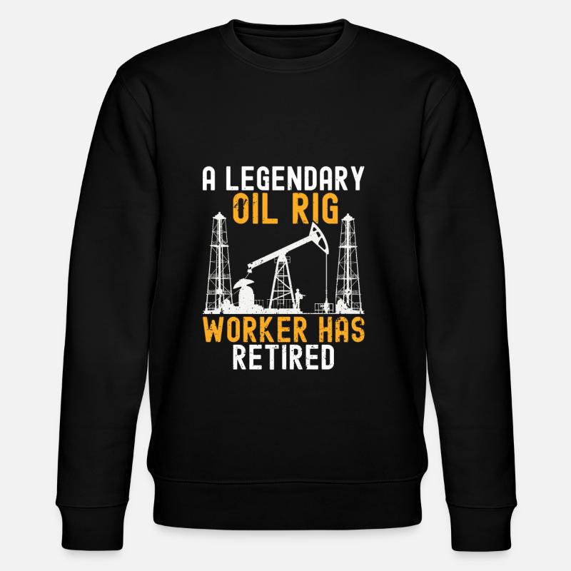 Champ pétrolifère - Sweat bio CHANGER Stanley/Stella Unisexe - noir