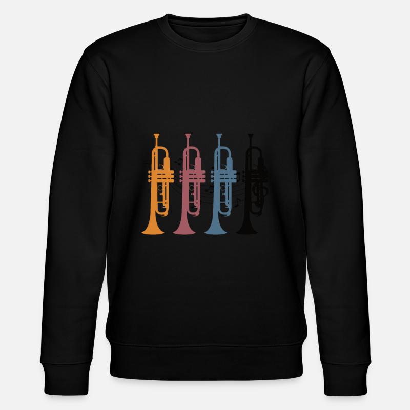 Trompette - Sweat bio CHANGER Stanley/Stella Unisexe - noir