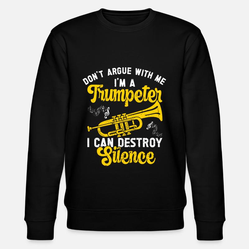 Trompette - Sweat bio CHANGER Stanley/Stella Unisexe - noir