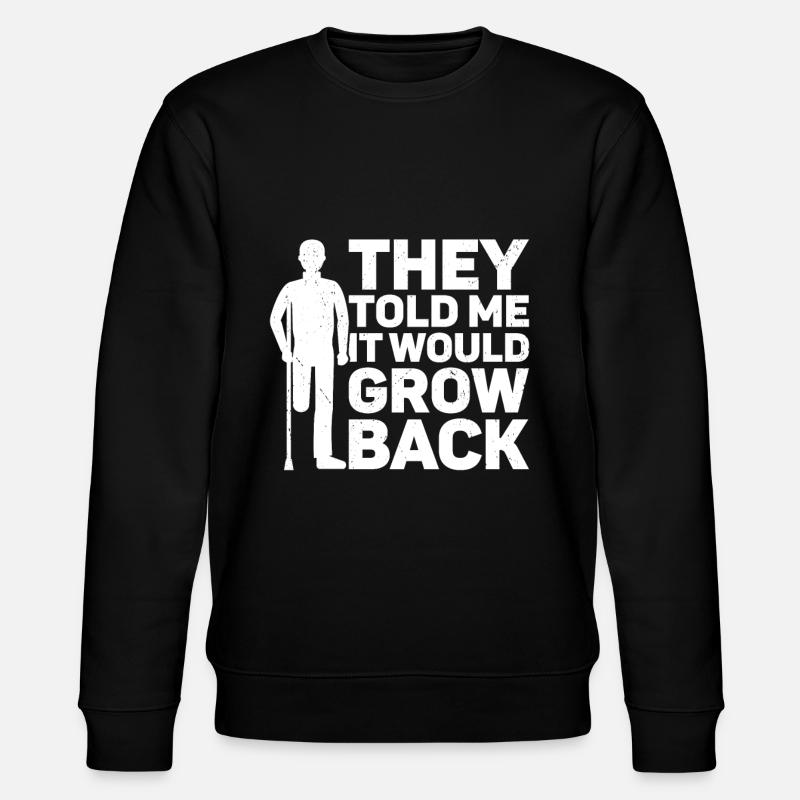 Amputation - Stanley/Stella CHANGER Unisex Organic Sweatshirt - black