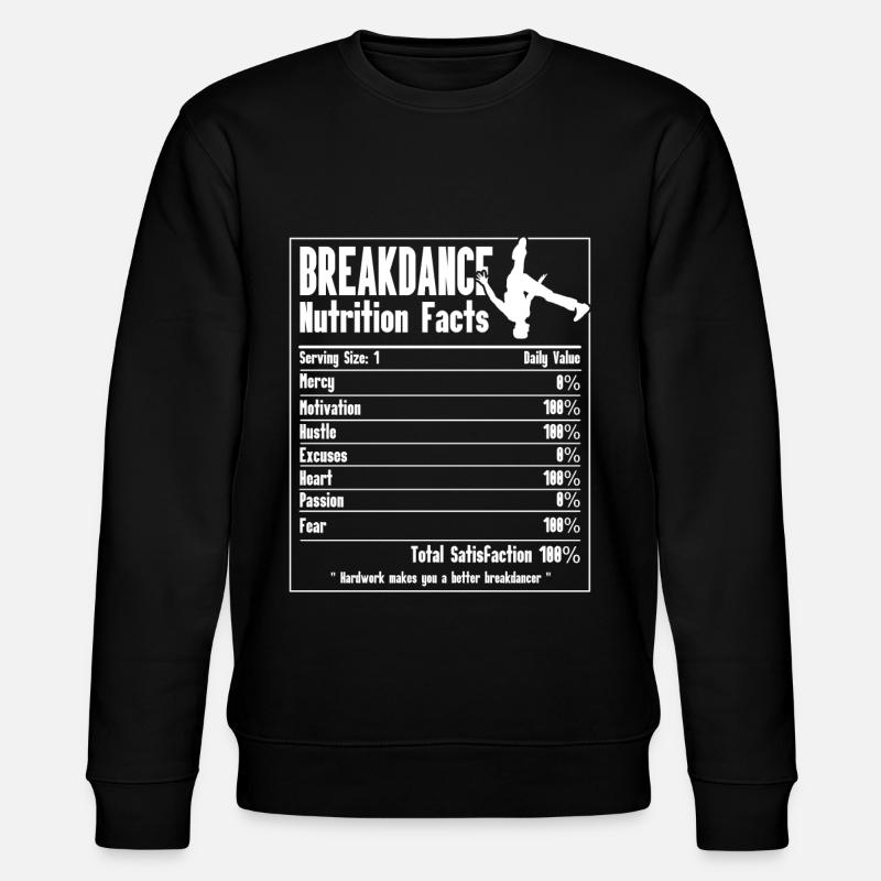 Break Dance - Sweat bio CHANGER Stanley/Stella Unisexe - noir