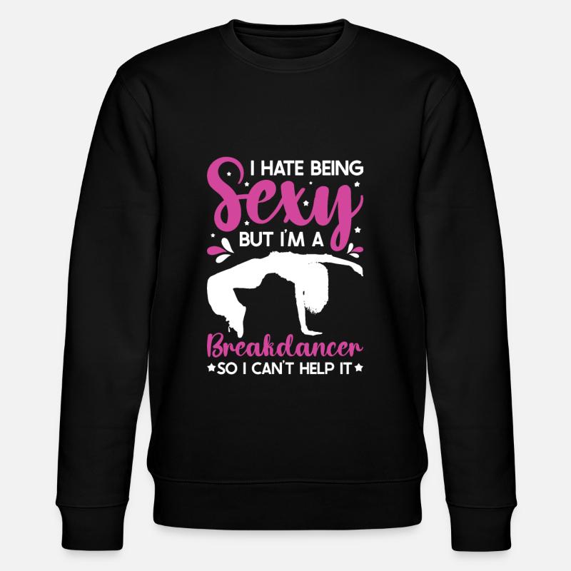 Break Dancing - Stanley/Stella CHANGER Unisex Organic Sweatshirt - black