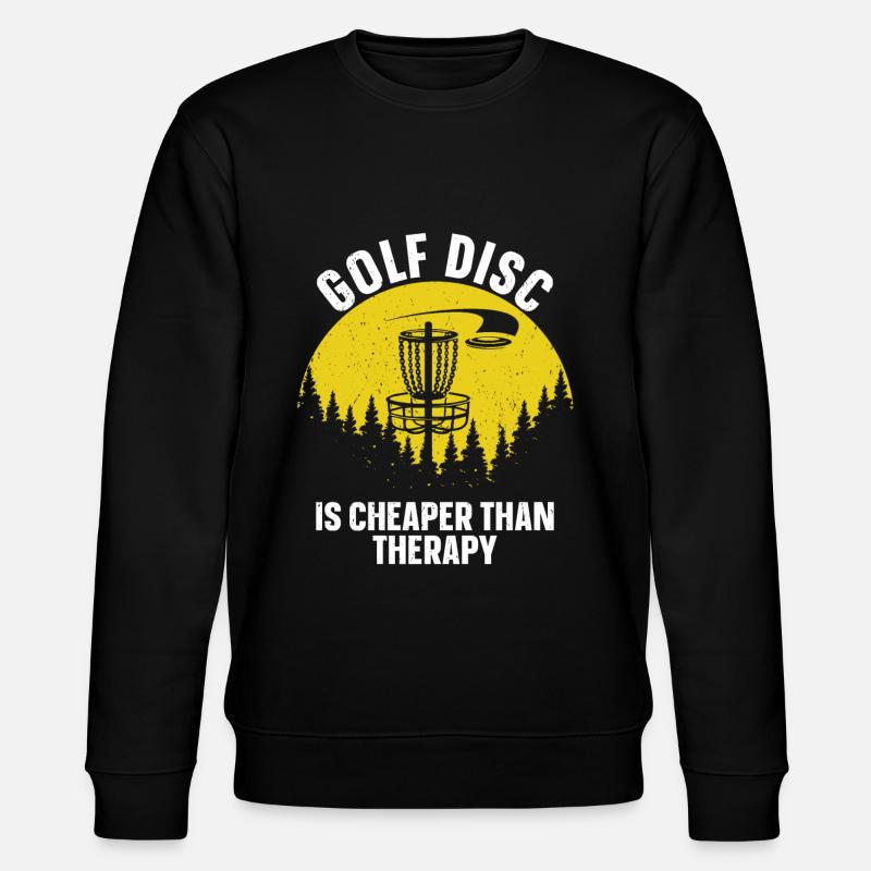 Golfscheiben-Frisbee - Stanley/Stella Unisex Bio-Sweatshirt CHANGER - Schwarz