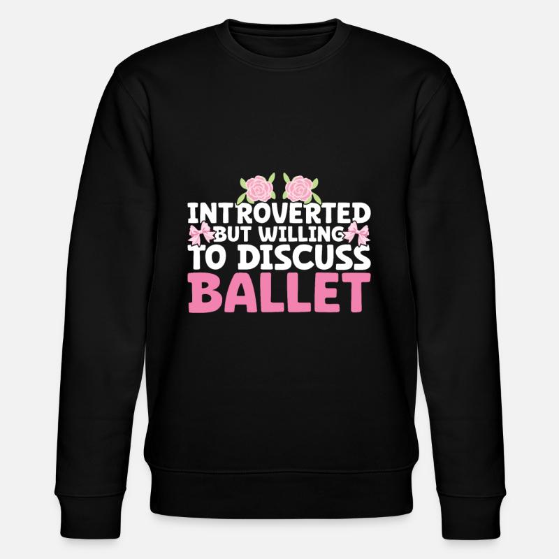 Ballet - Sweat bio CHANGER Stanley/Stella Unisexe - noir