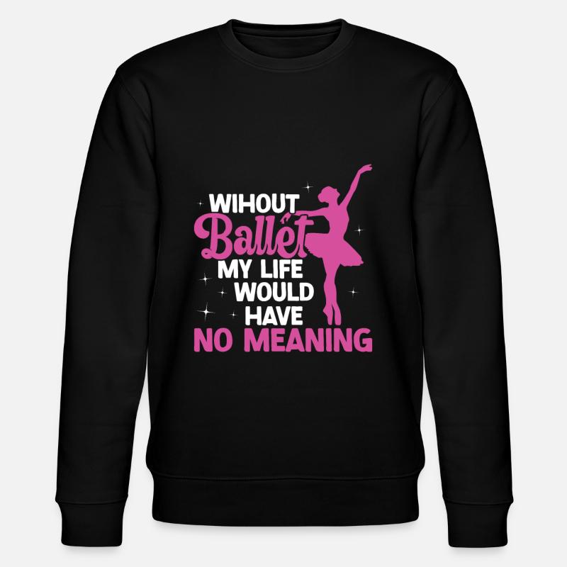 Ballett - Stanley/Stella Unisex Bio-Sweatshirt CHANGER  - Schwarz
