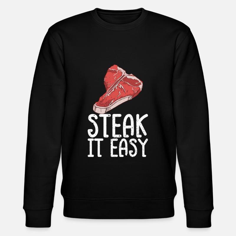 Steak - Stanley/Stella Unisex Bio-Sweatshirt CHANGER  - Schwarz