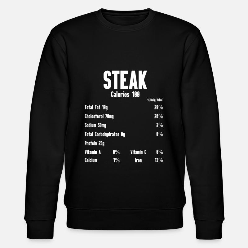 Bifteck - Sweat bio CHANGER Stanley/Stella Unisexe - noir