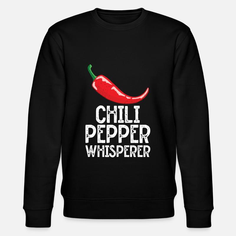 Chili-Pfeffer - Stanley/Stella Unisex Bio-Sweatshirt CHANGER  - Schwarz