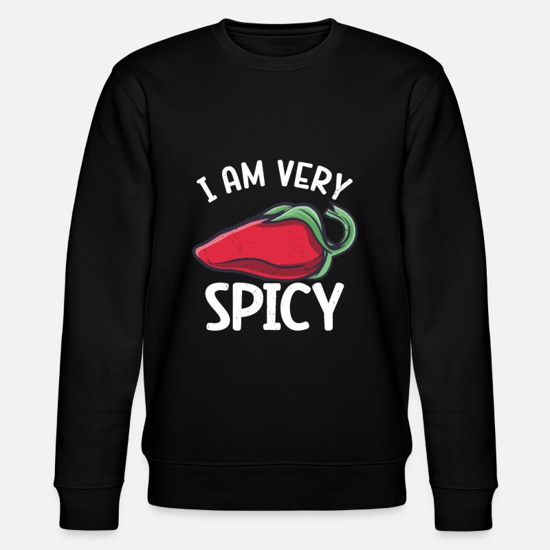 Chili-Pfeffer - Stanley/Stella Unisex Bio-Sweatshirt CHANGER  - Schwarz
