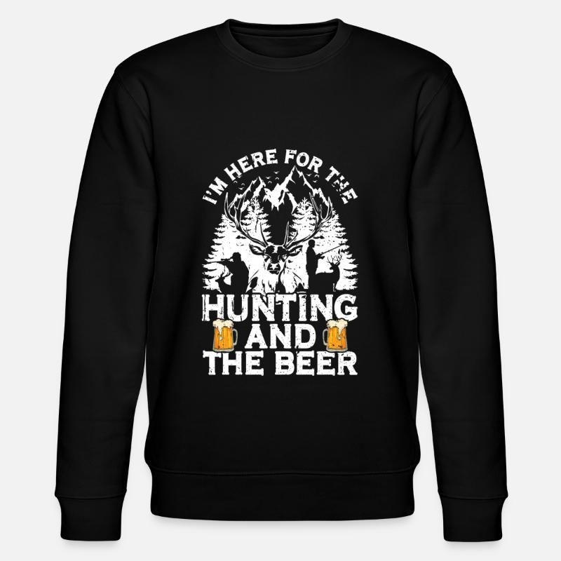 Chasse et bière - Sweat bio CHANGER Stanley/Stella Unisexe - noir