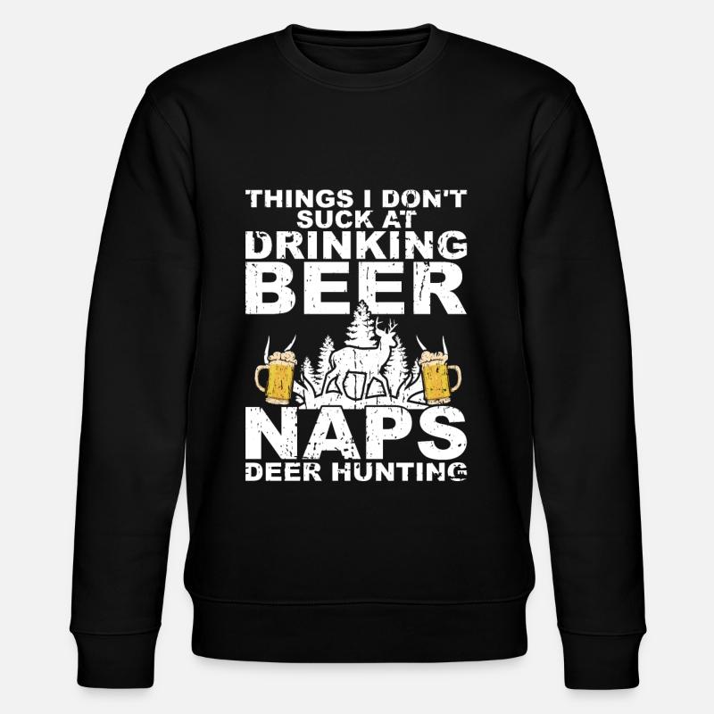 Jagd Und Bier - Stanley/Stella Unisex Bio-Sweatshirt CHANGER  - Schwarz