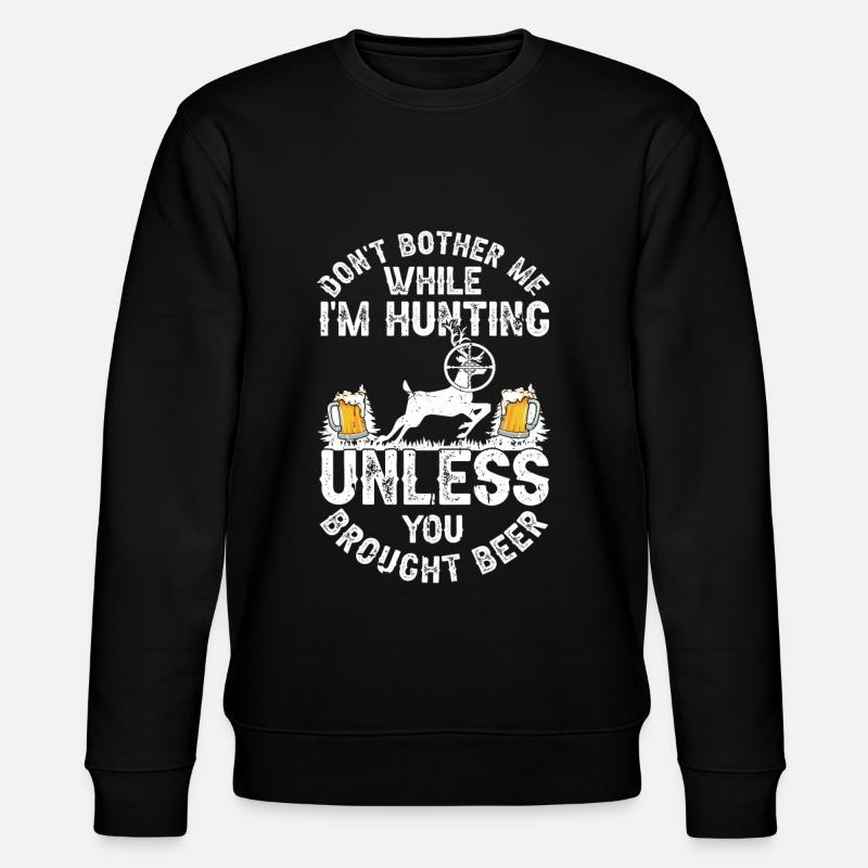 Jagd Und Bier - Stanley/Stella Unisex Bio-Sweatshirt CHANGER  - Schwarz