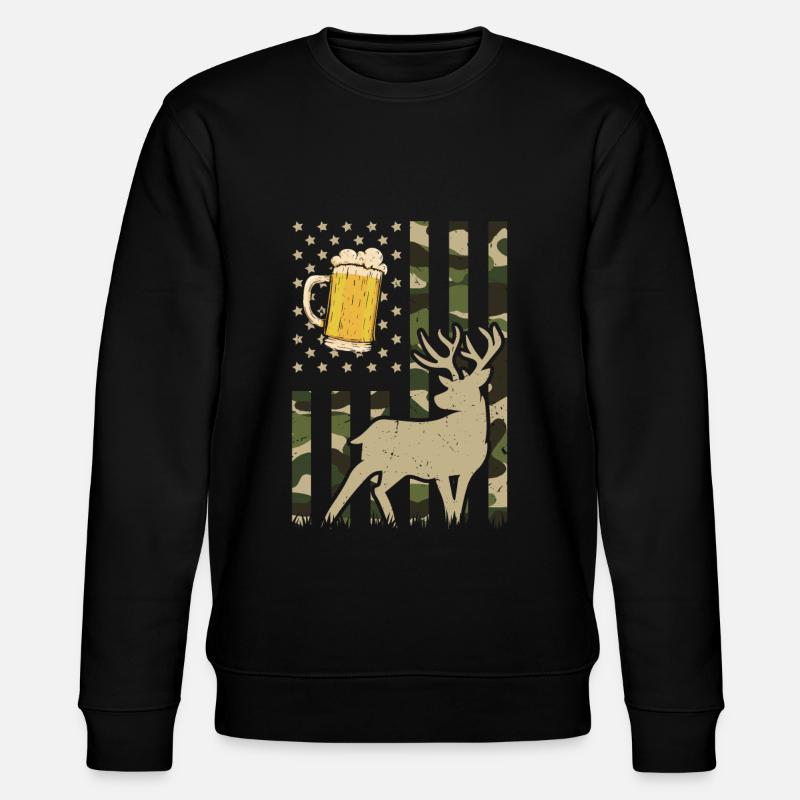 Chasse et bière - Sweat bio CHANGER Stanley/Stella Unisexe - noir
