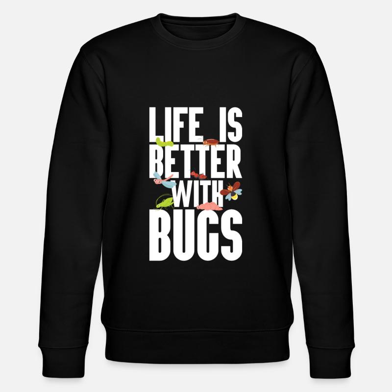 Insecte - Sweat bio CHANGER Stanley/Stella Unisexe - noir