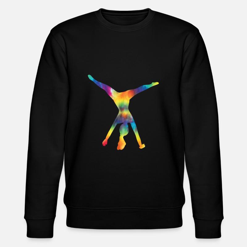 Roue de chariot -gymnaste tombe - Sweat bio CHANGER Stanley/Stella Unisexe - noir