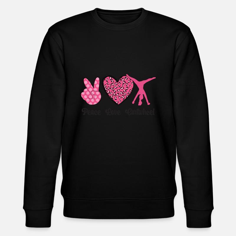 Roue de chariot -gymnaste tombe - Sweat bio CHANGER Stanley/Stella Unisexe - noir