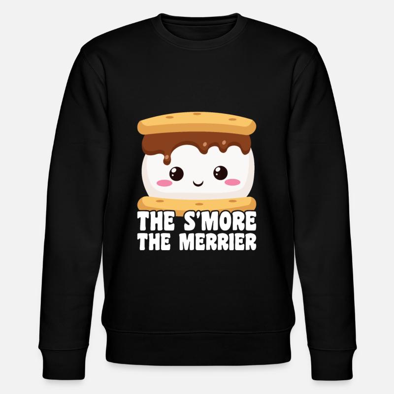 Marshmallow S'more - Stanley/Stella Unisex Bio-Sweatshirt CHANGER  - Schwarz