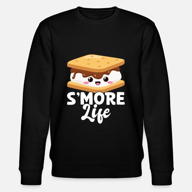 Marshmallow S'more - Stanley/Stella Unisex Bio-Sweatshirt CHANGER  - Schwarz