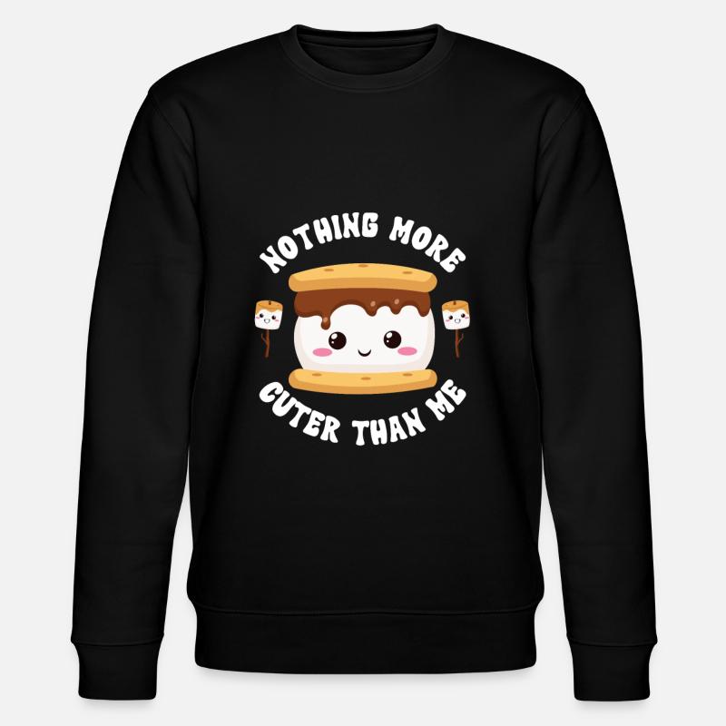Marshmallow S'more - Stanley/Stella Unisex Bio-Sweatshirt CHANGER  - Schwarz