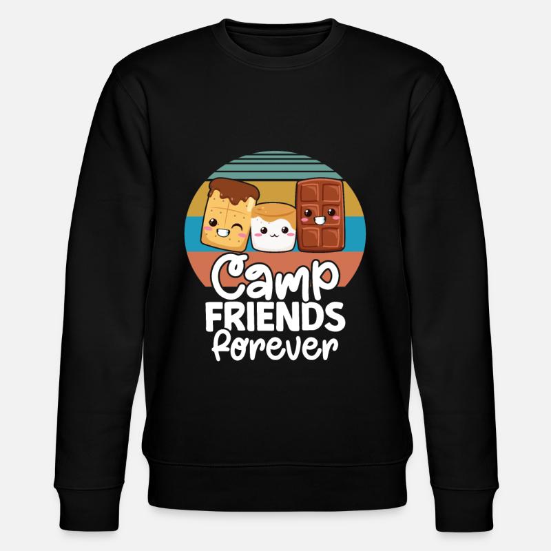 Marshmallow S'more - Stanley/Stella Unisex Bio-Sweatshirt CHANGER  - Schwarz