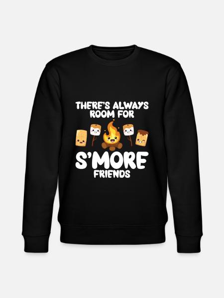 Marshmallow S'more - Stanley/Stella CHANGER Unisex Organic Sweatshirt - black