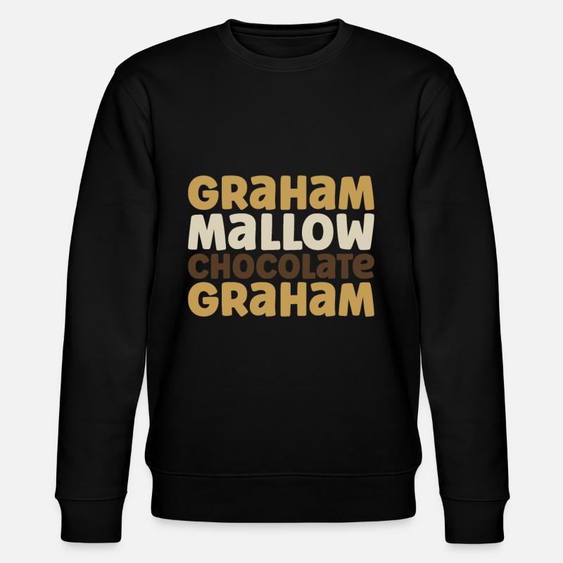 Marshmallow S'more - Stanley/Stella Unisex Bio-Sweatshirt CHANGER  - Schwarz