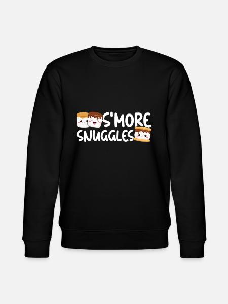 Marshmallow S'more - Stanley/Stella CHANGER Unisex Organic Sweatshirt - black