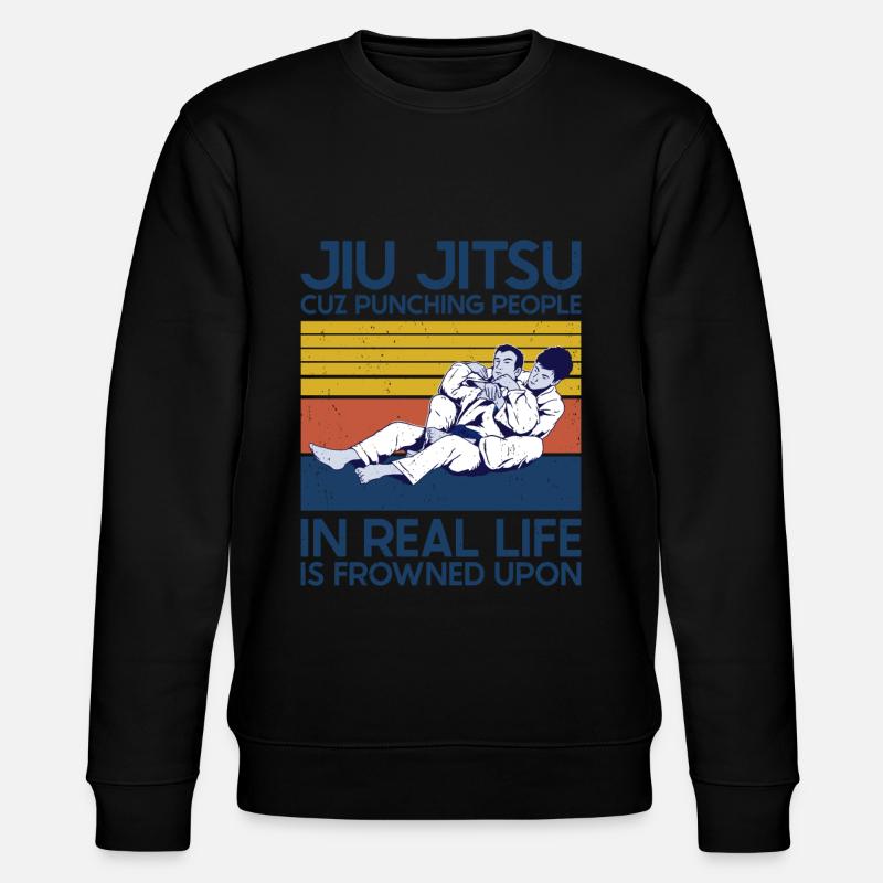 Jiu Jitsu - Stanley/Stella Unisex Bio-Sweatshirt CHANGER  - Schwarz