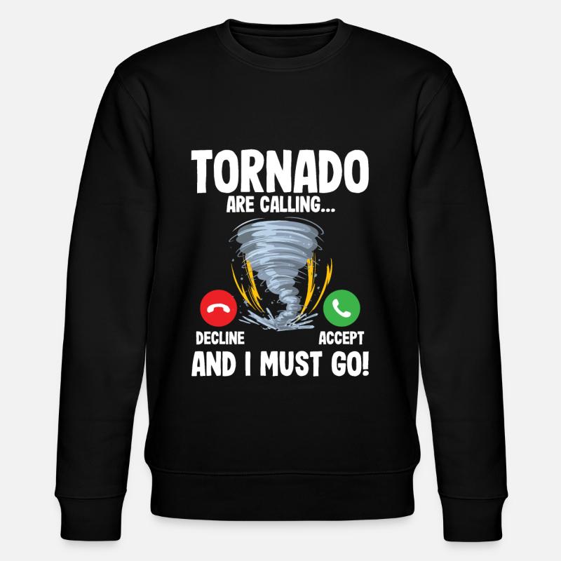 Tornado - Stanley/Stella Unisex Bio-Sweatshirt CHANGER  - Schwarz