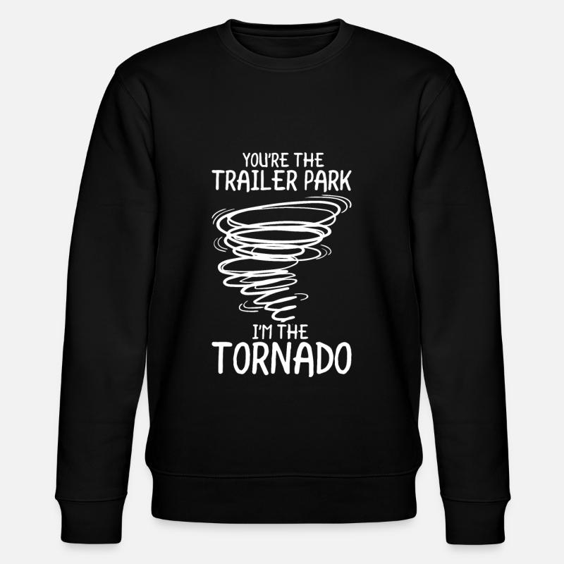 Tornado - Stanley/Stella Unisex Bio-Sweatshirt CHANGER  - Schwarz