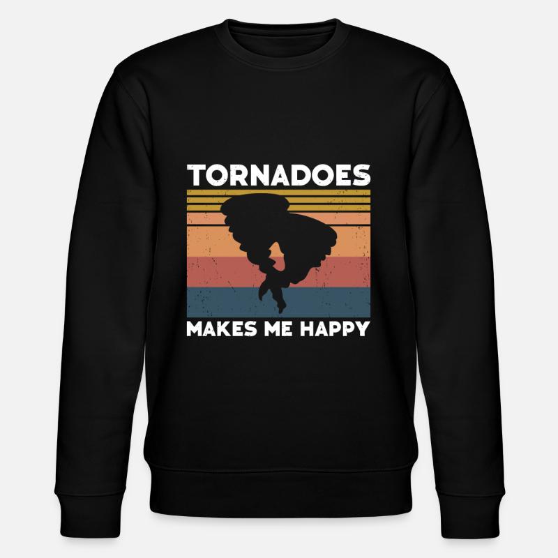 Tornado - Stanley/Stella Unisex Bio-Sweatshirt CHANGER  - Schwarz