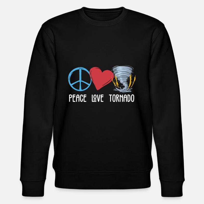 Tornado - Stanley/Stella Unisex Bio-Sweatshirt CHANGER  - Schwarz