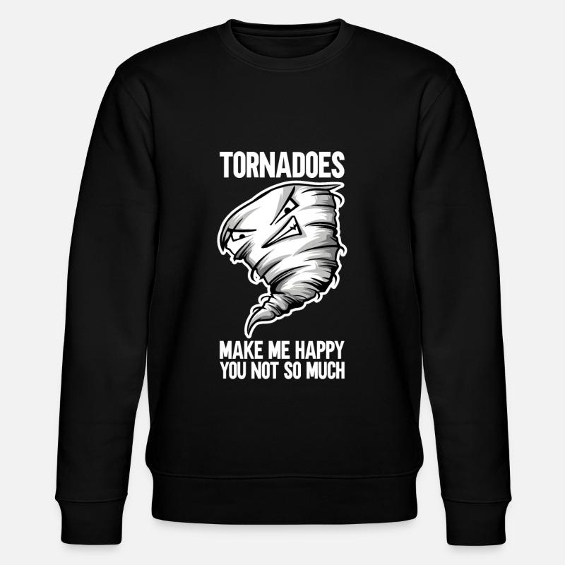 Tornado - Stanley/Stella Unisex Bio-Sweatshirt CHANGER  - Schwarz