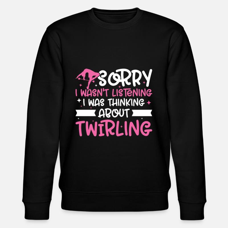 Tambourstab Wirbeln - Stanley/Stella Unisex Bio-Sweatshirt CHANGER  - Schwarz