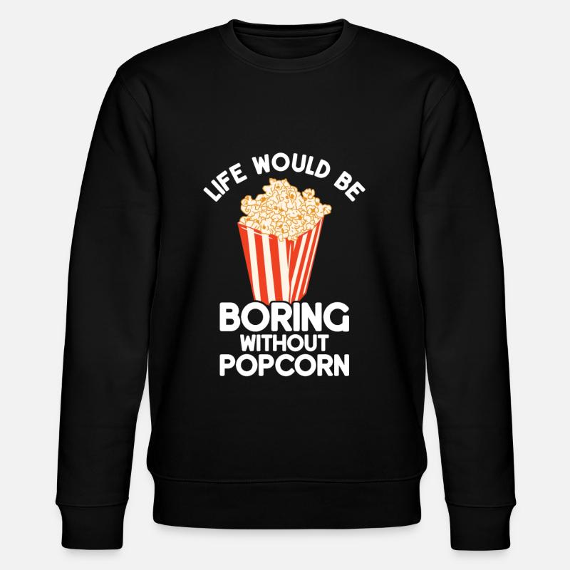 Popcorn - Stanley/Stella Unisex Bio-Sweatshirt CHANGER - Schwarz