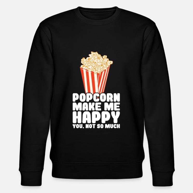 Popcorn - Stanley/Stella CHANGER Unisex Organic Sweatshirt - black