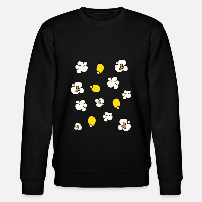 Popcorn - Stanley/Stella Unisex Bio-Sweatshirt CHANGER  - Schwarz