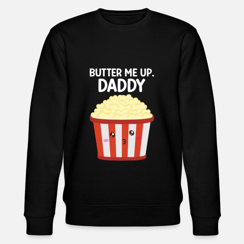 Popcorn - Stanley/Stella Unisex Bio-Sweatshirt CHANGER  - Schwarz