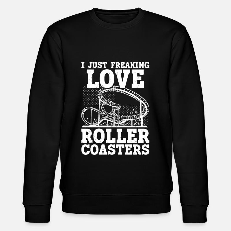Roller coaster - Stanley/Stella CHANGER Unisex Organic Sweatshirt - black