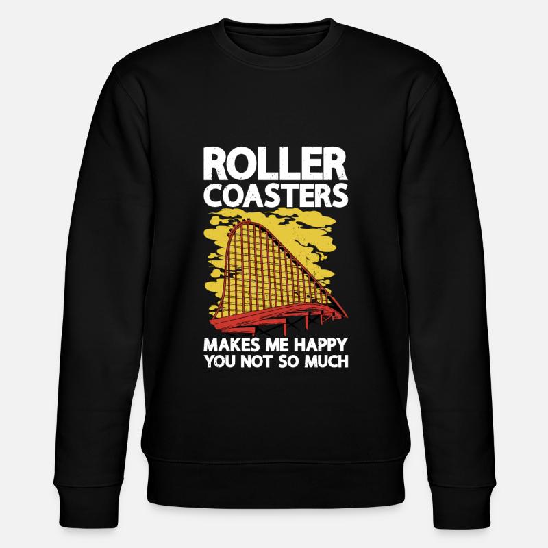 Roller coaster - Stanley/Stella CHANGER Unisex Organic Sweatshirt - black