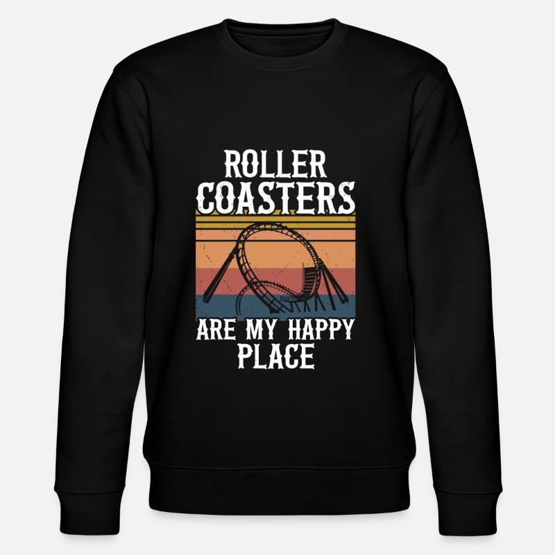 Roller coaster - Stanley/Stella CHANGER Unisex Organic Sweatshirt - black